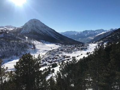 la station de Montgenèvre l'hiver